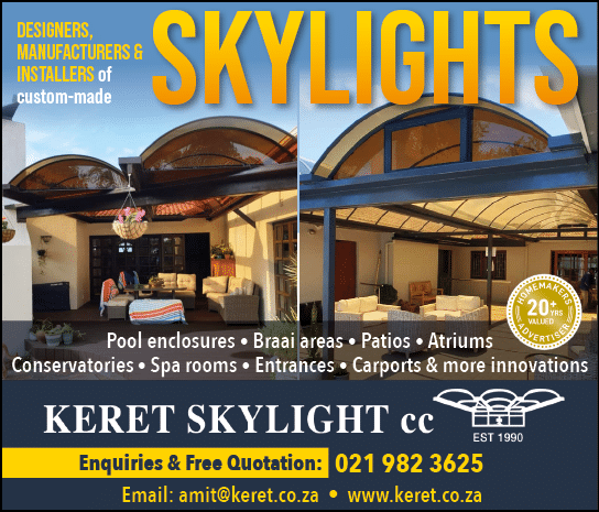 KERET SKYLIGHTS  - Designers, manufacturers and installers of custom made skylights  