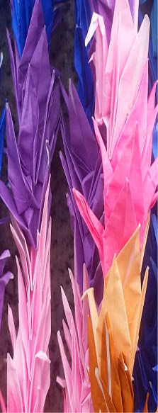send thousand paper cranes origami to japan