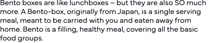 Bento boxes are like lunchboxes   but they are also SO much more  A Bento-box, originally from Japan, is a single ser   