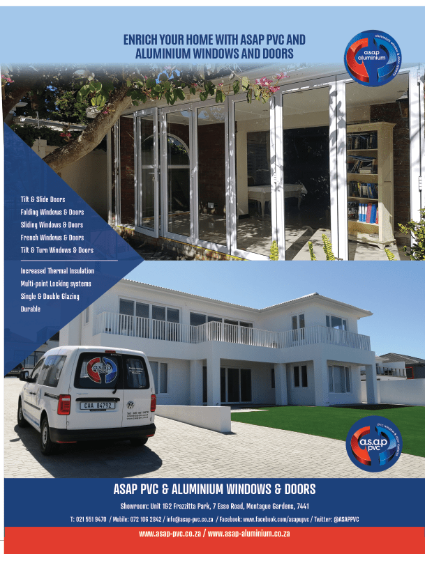 asap upvc doors and windows installer in cape town