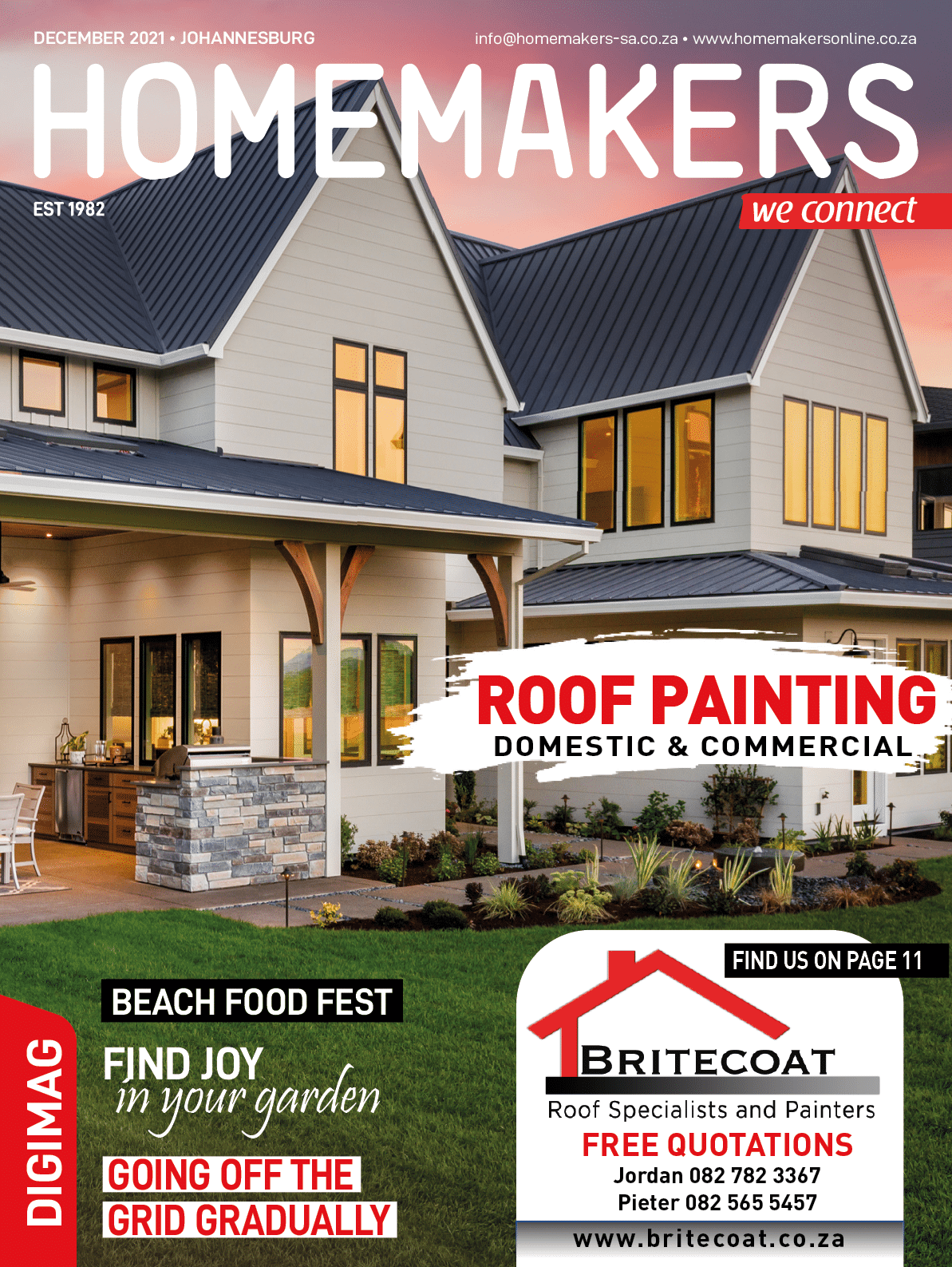 HOMEMAKERS Magazine - Johannesburg December 2021