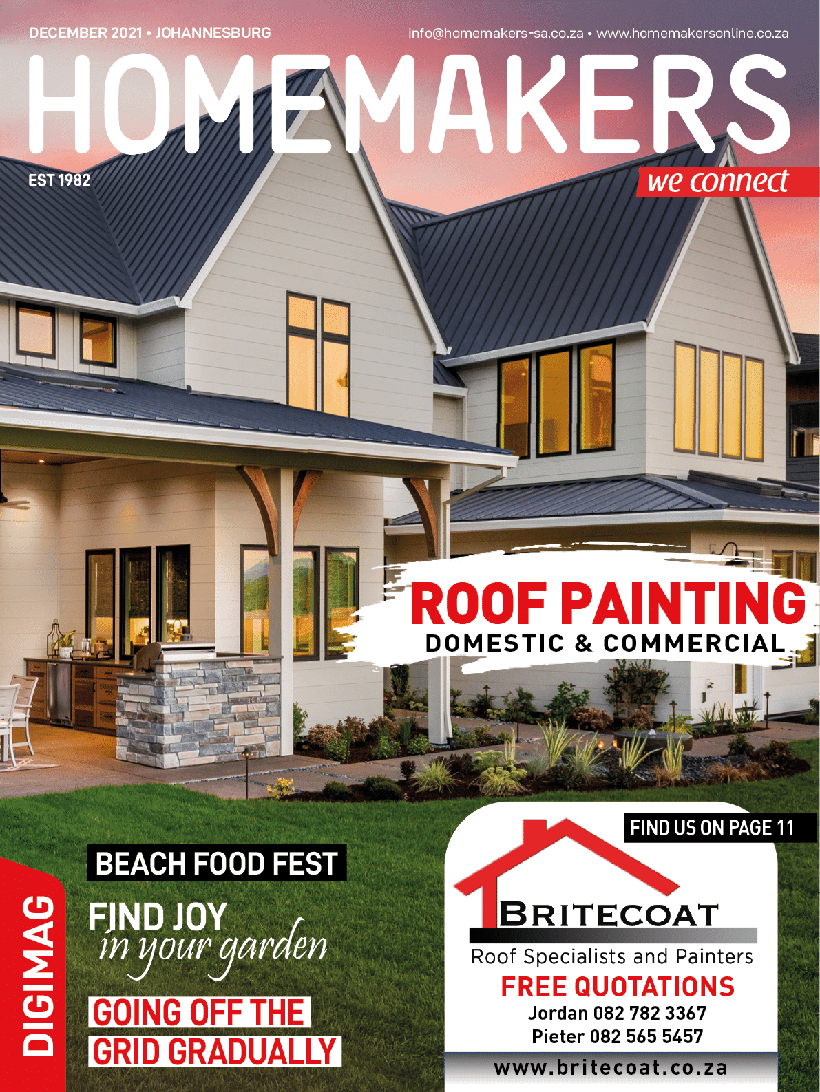 HOMEMAKERS Magazine - Johannesburg December 2021