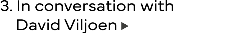 3  In conversation with   David Viljoen 