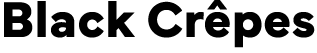 Black Crêpes