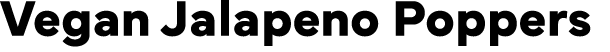 Vegan Jalapeno Poppers