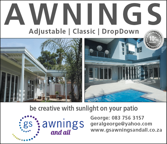 GS AWNINGS- AWNING SPECIALISTS IN JOHANNESBURG November 2021 johannesburg HOMEMAKERS Home Improvement Supplier Magazine  https:  www homemakersonline co za listings gs-awnings 