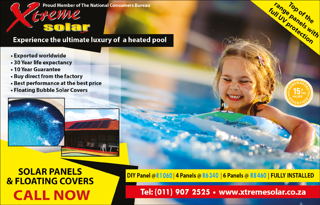 Xtreme solar - solar pool panels IN JOHANNESBURG November 2021 johannesburg HOMEMAKERS Home Improvement Supplier Magazine  pool heating specialists in johannesburg https:  www homemakersonline co za listings xtreme-solar 