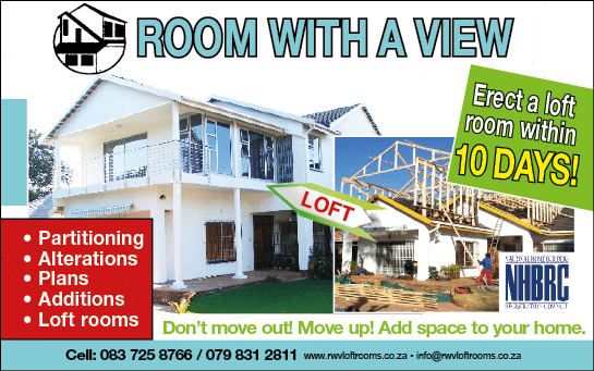 ROOM WITH A VIEW -LOFT ROOM SPECIALISTS IN JOHANNESBURG November 2021 Johannesburg HOMEMAKERS Home Improvement Supplier Magazine  Erect a loft room within 10 days  Partitioning  Alterations  Plans  Additions  Loft rooms  https:  www homemakersonline co za listings room-with-a-view 