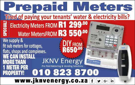 JKNV Energy - Prepaid Meters Installers in Johannesburg November 2021 Johannesburg HOMEMAKERS Home Improvement Supplier Magazine  We supply and fit sub meters for cottages, flats, shops and complexes  https:  www homemakersonline co za listings jknv-prepaid-meters 