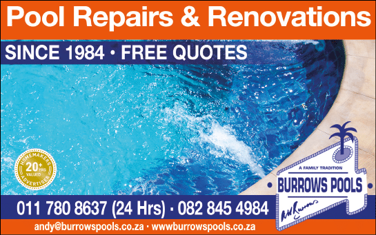 BURROWS POOLS -POOL REPAIRS AND RENOVATIONS SPECIALISTS IN JOHANNESBURG November 2021 Johannesburg HOMEMAKERS Home Improvement Supplier Magazine   https:  www homemakersonline co za listings global-washlines 