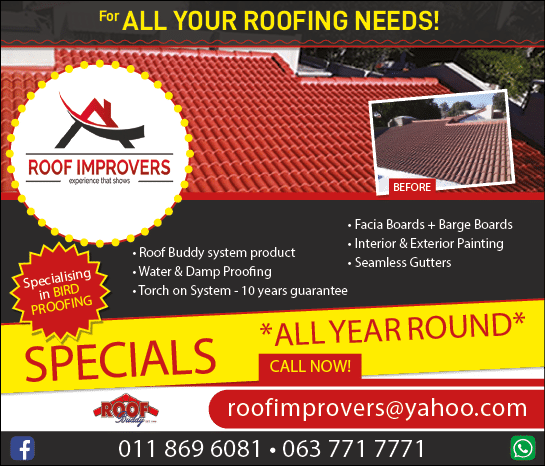 Roof Improvers - Roof Improvement Specialists and all roofing needs  https:  www homemakersonline co za roof-improvers 