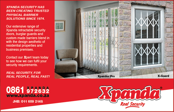 Xpanda Security Doors - Expandable Security Doors manufacturers and Installers  Tel: 0861972632 Website: www xpanda co za  https:  www homemakersonline co za listings xpanda-bloemfontein 