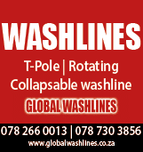 Global Washlines November 2021 Johannesburg HOMEMAKERS Home Improvement Supplier Magazine  T-Poles, Rotating washlines and collapsable washlines https:  www homemakersonline co za listings global-washlines 
