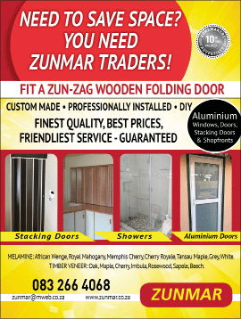 Zunmar Folding Doors - Wooden folding door supplier and installer in Johannesburg https:  www homemakersonline co za listings zunmar-trading 