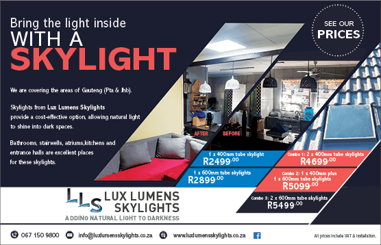 lux lumens skylights