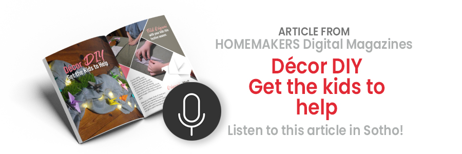 Festive season decor - get kids to help