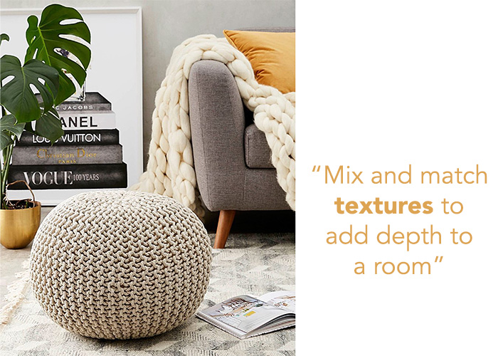 DIYgirls Interior Colour 4 Experiment with texture